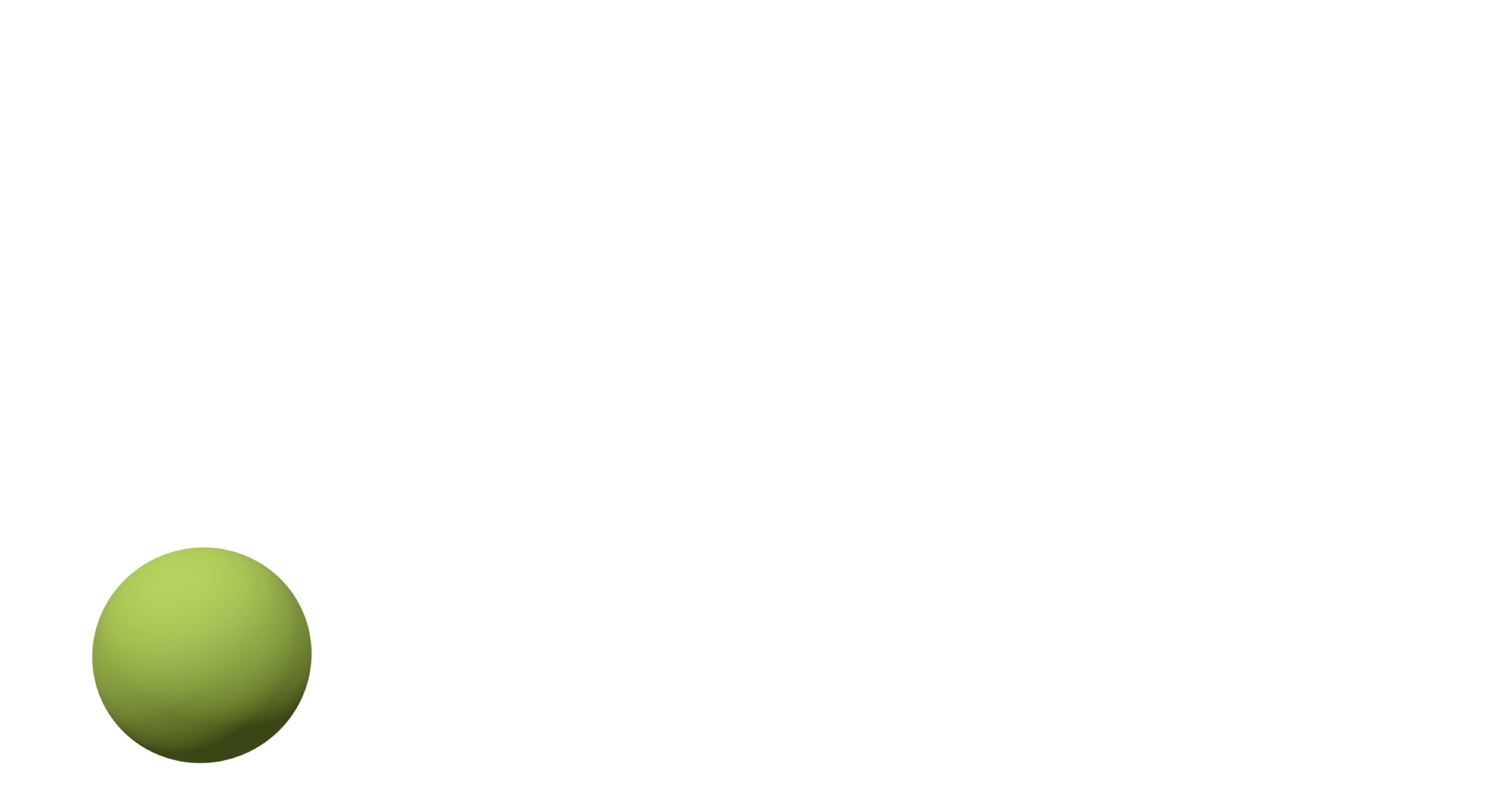 Grafisches Element, Ball grün groß